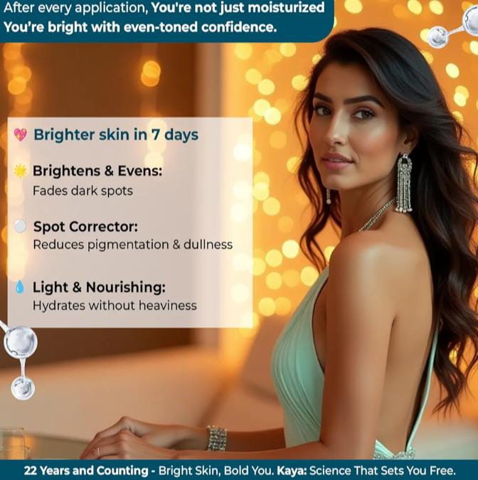 Kaya Brightening Day Cream – Instant Radiance & 7-Day Glow | SPF 15 | 50ml