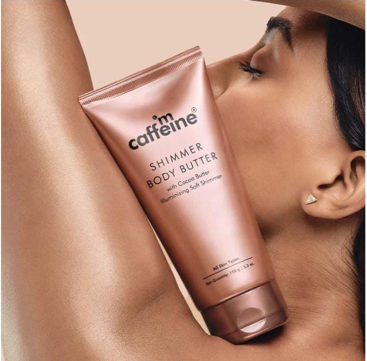 mCaffeine Shimmer Body Butter with Cocoa Butter 150g
