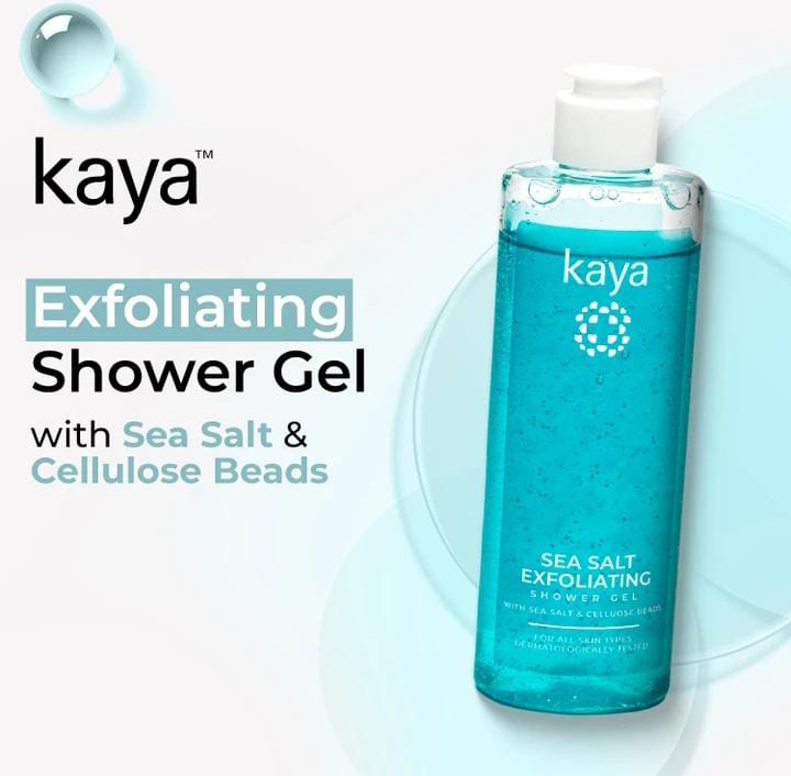 KAYA Sea Salt Exfoliating Shower Gel (240 ml)