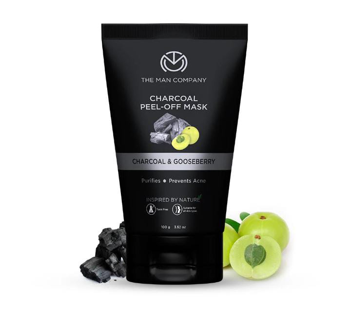 The Man Company Charcoal Peel-Off Mask 100g tube