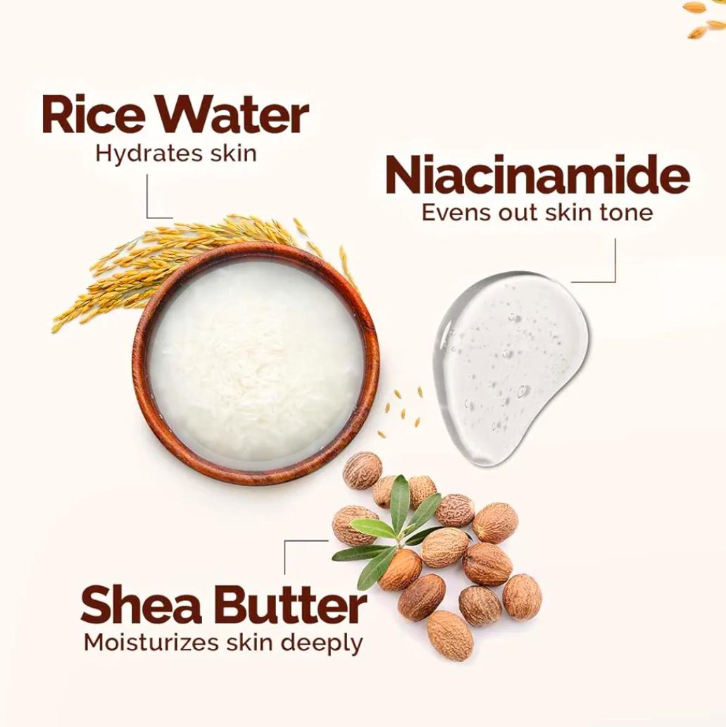 Mamaearth Rice Water Hydrating Body Lotion 400ml