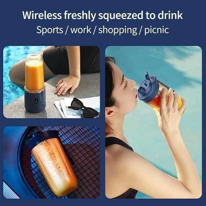 Portable Juicer Blender lifestyle - sports, work, shopping, picnic
