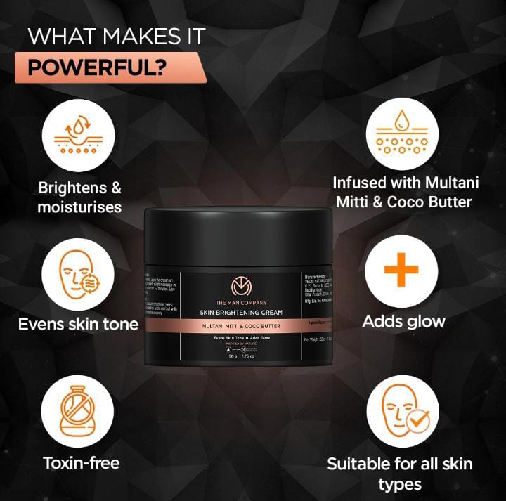 What makes it powerful - Skin Brightening Cream features