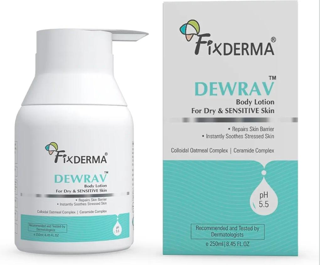 Fixderma Dewrav Body Lotion 250ml – For Dry & Sensitive Skin