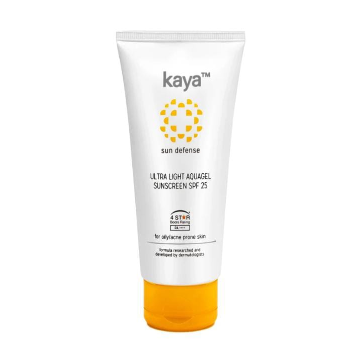 Kaya Ultra Light Aquagel Sunscreen - For Oily Skin - SPF 25 - 50ml