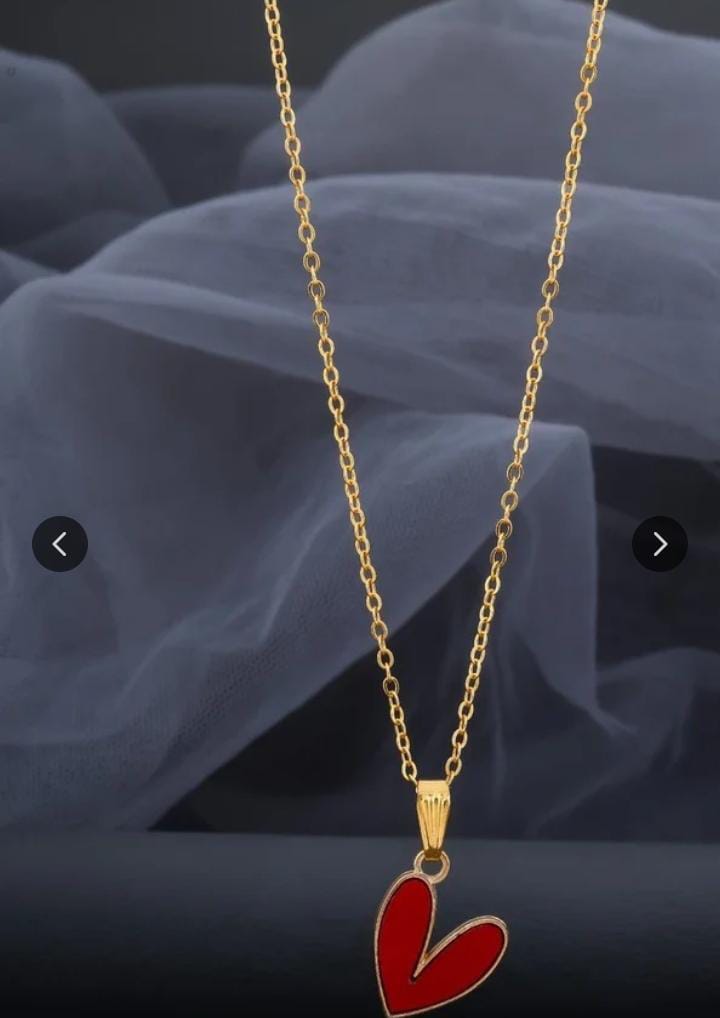 Red Love Heart Necklace