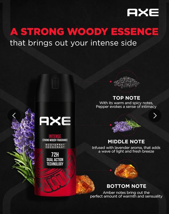 Axe Men Bodyspray Deodorant - Intense