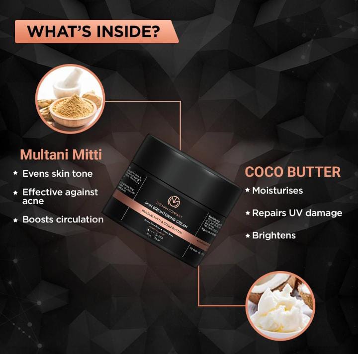 Key ingredients - Multani Mitti and Coco Butter