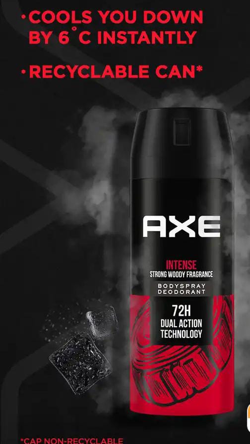 Axe Men Bodyspray Deodorant - Intense