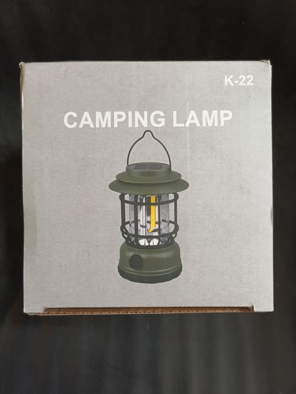 K-22 Camping Lamp front view