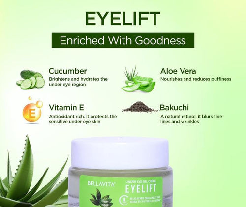 Bella Vita Organic Eyelift Under Eye Gel Creme 20g