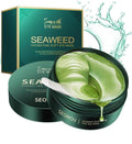 SEOMOU Smooth Seaweed Hydrating Soft Eye Mask – jar with gel patches and spatula