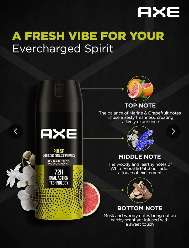 Axe Men Bodyspray Deodorant - Pulse
