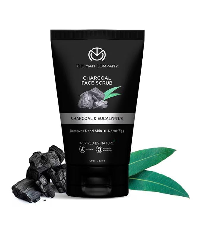 The Man Company Charcoal Face Scrub – Charcoal & Eucalyptus