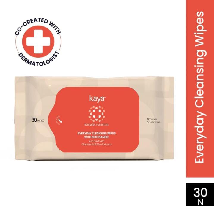 Kaya Barrier Care Comfort Cleansing System pack with wipe
