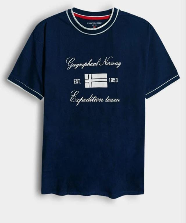 Geographical Norway Expedition Team T-Shirt flat lay