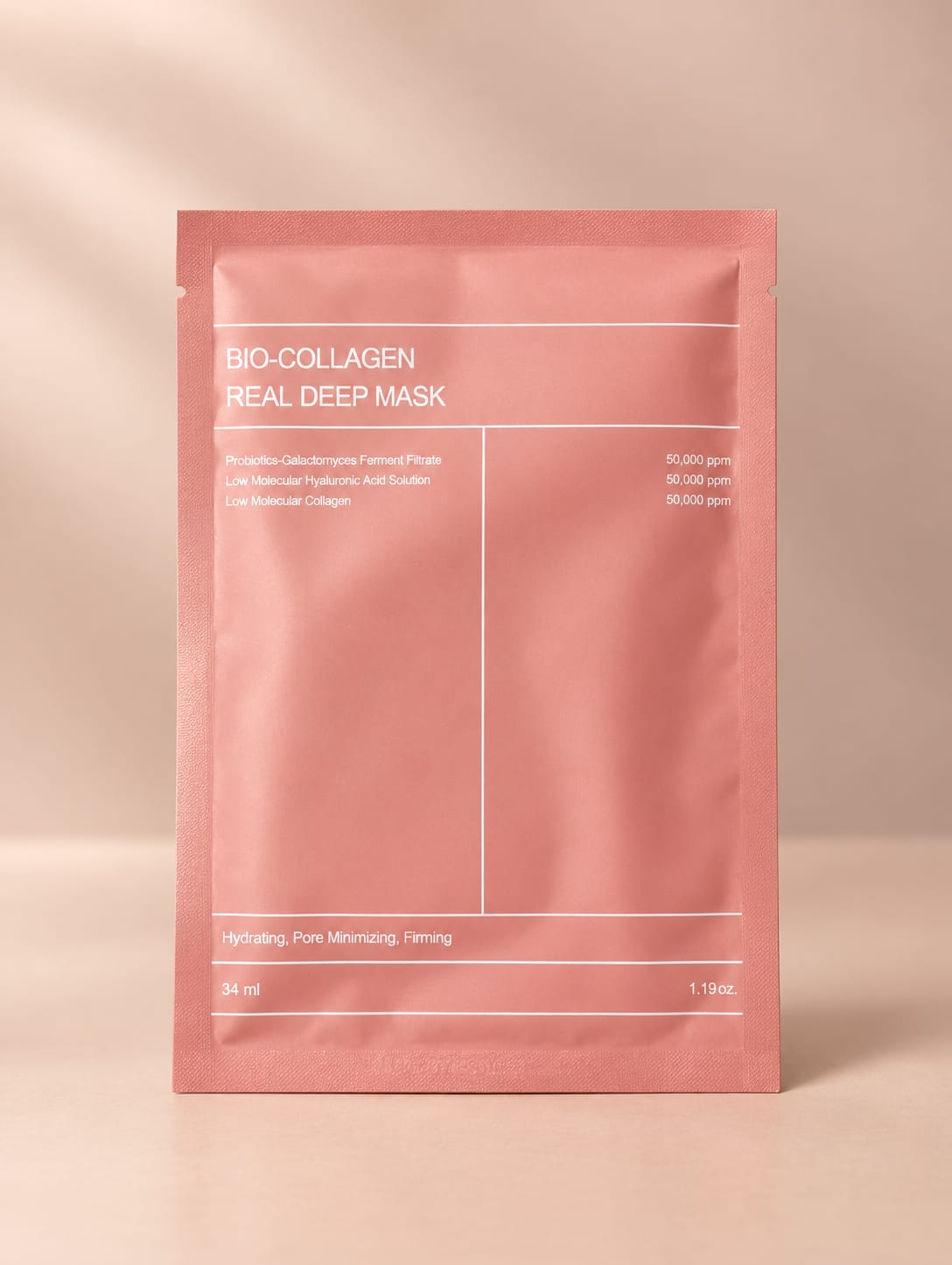 Bio-Collagen Real Deep Mask 34 ml pink sachet