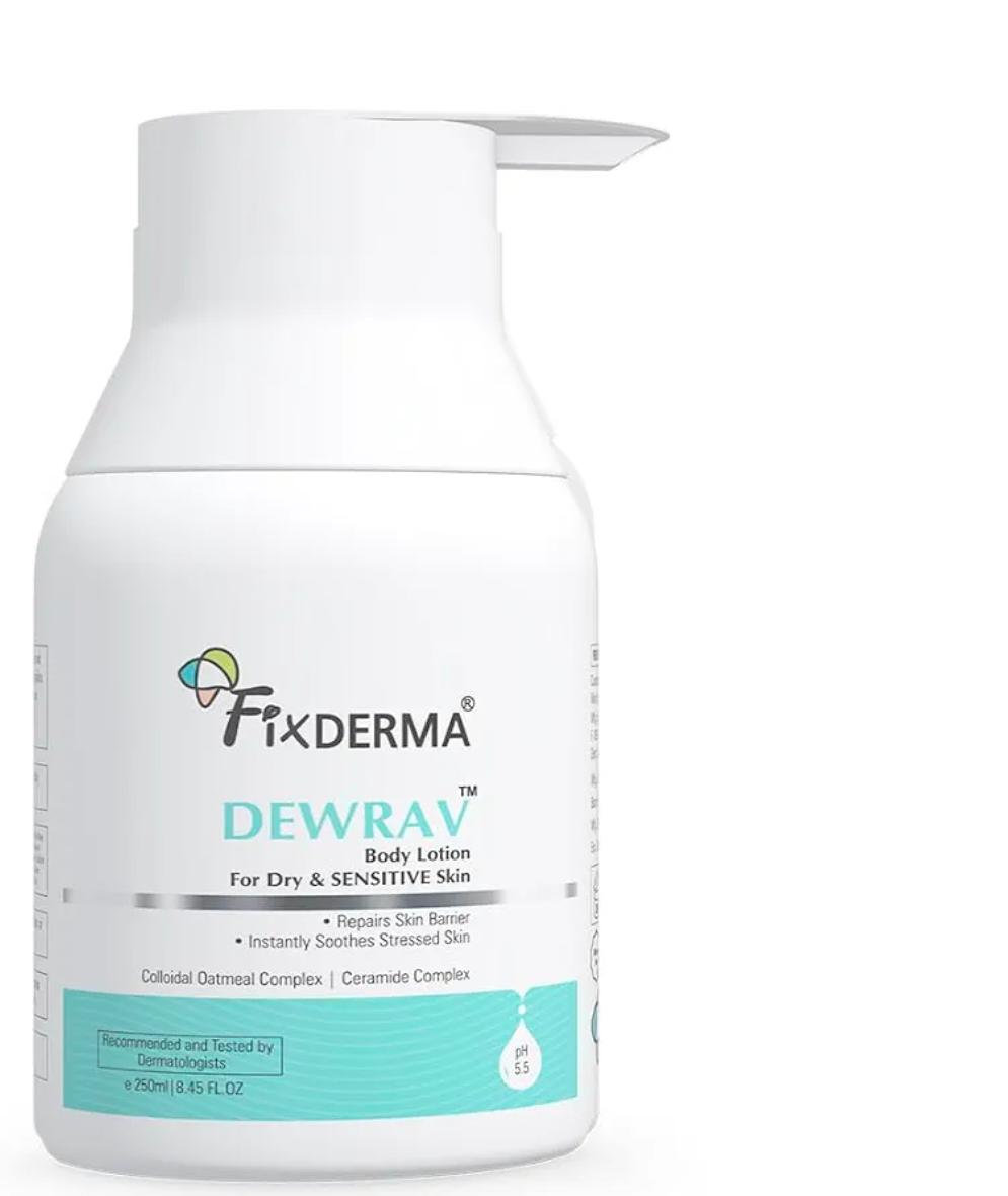 Fixderma Dewrav Body Lotion 250ml – For Dry & Sensitive Skin