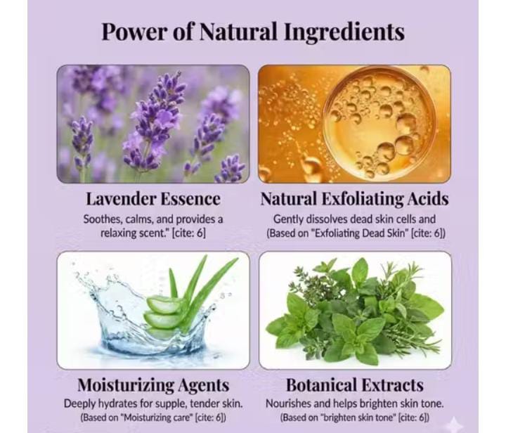 Sadoer Natural Lavender Exfoliating Foot Mask