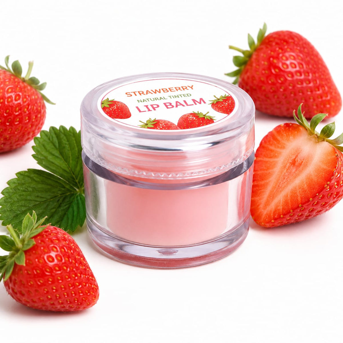 Strawberry Natural Tinted Lip Balm