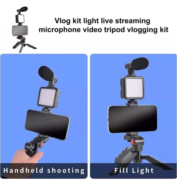 Vlog Kit - handheld shooting and fill light modes