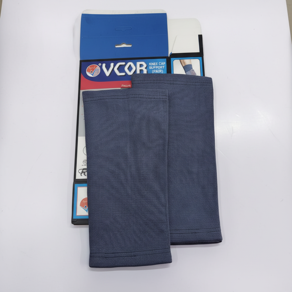 VCOR Knee Cap Support – 4-Way Stretch, Anti-Slip (Pair)