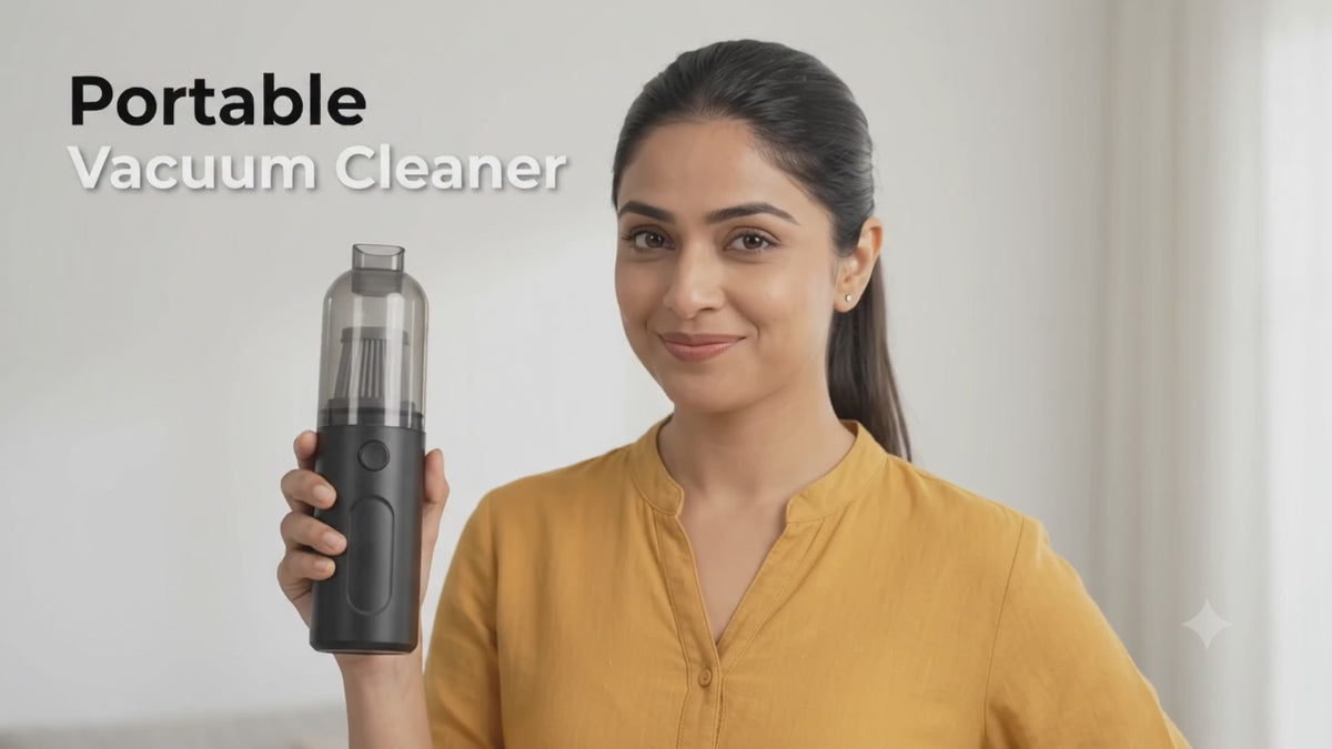 3-in-1 Portable Mini Vacuum Cleaner – Wireless Handheld for Home & Car